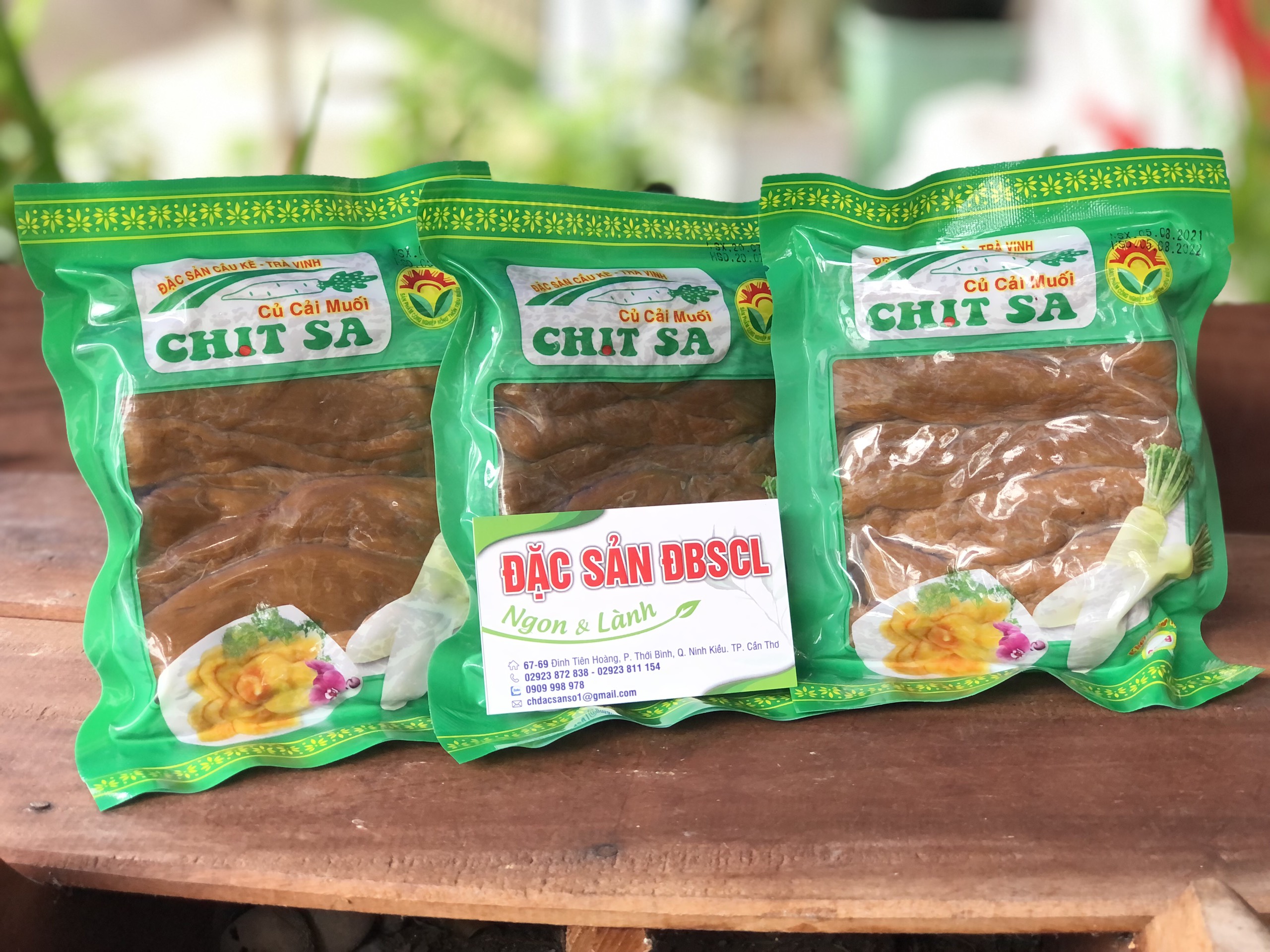 Củ cải muối Chịt Sa - Củ cải muối nguyên củ