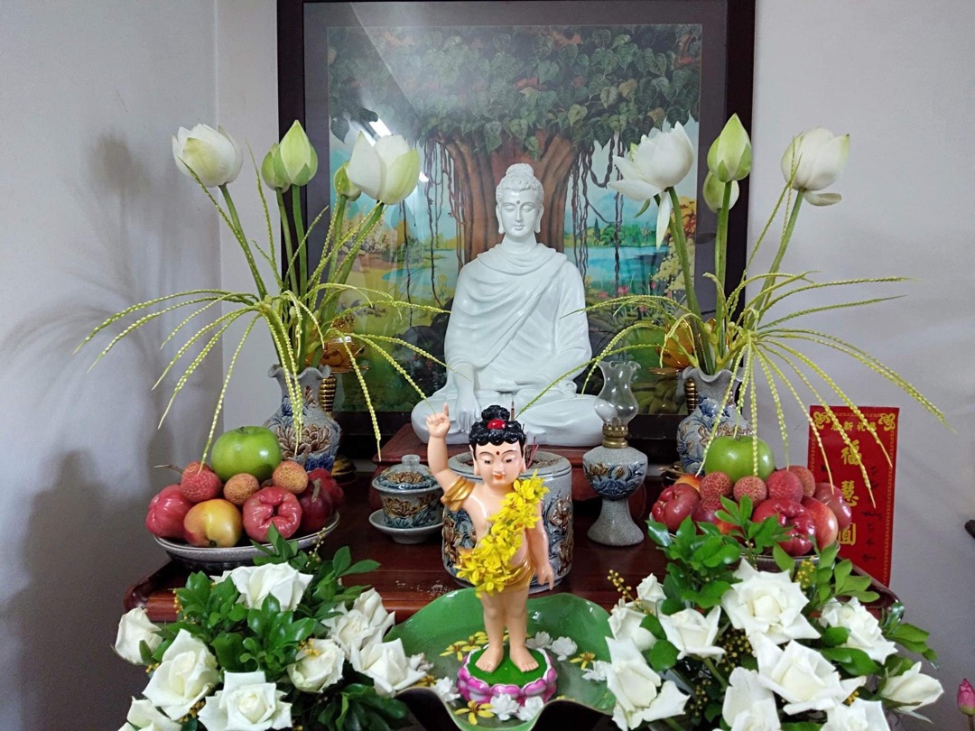 Tượng Phật Thích Ca cao 45cm Ấn Tướng Xúc Địa