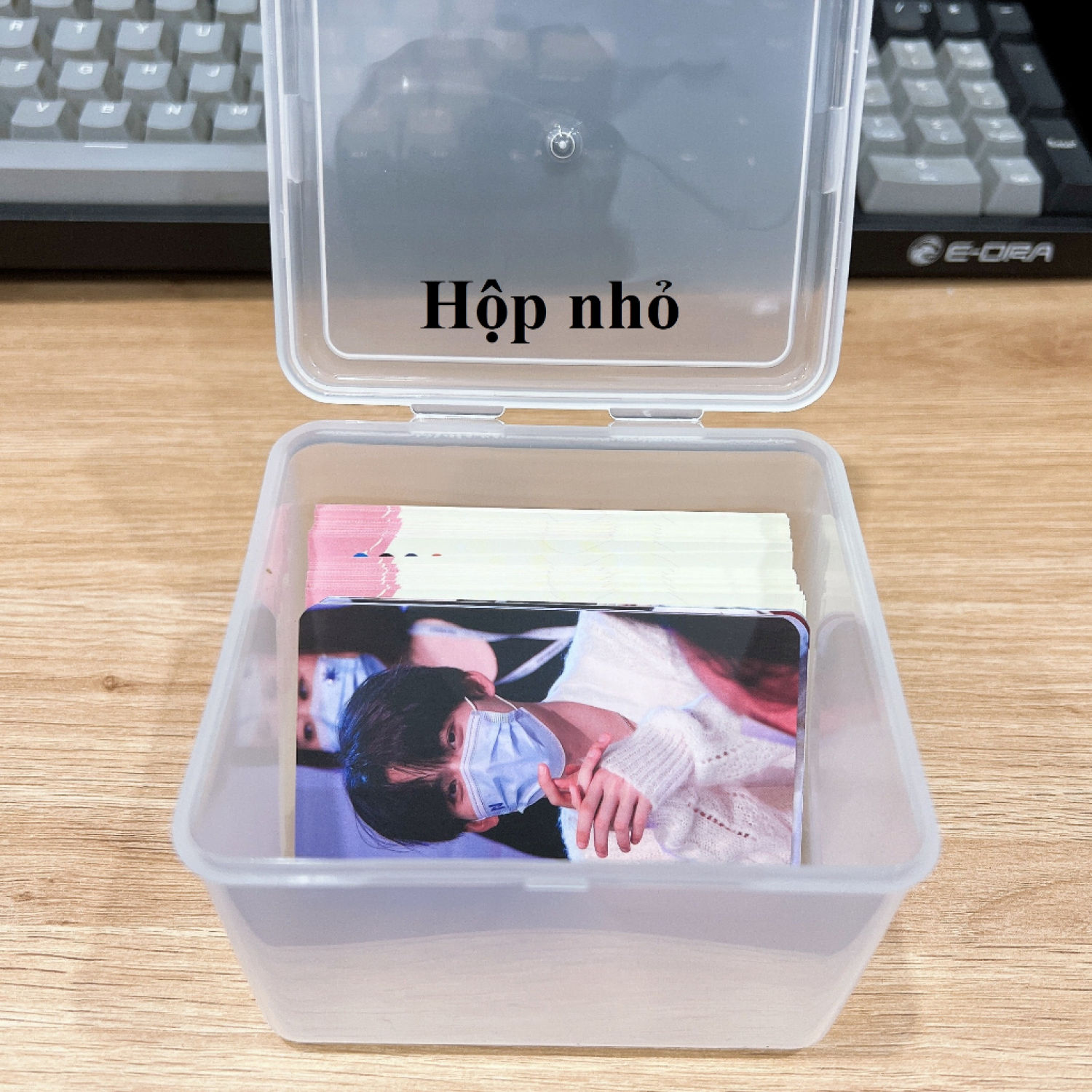 [HN19] Hộp nhựa vuông đựng card, top loader