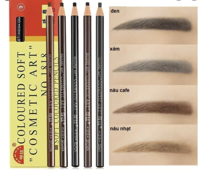 [HCM]Chì xé kẻ chân mày  chì phẩy sợi Cosmetics Art