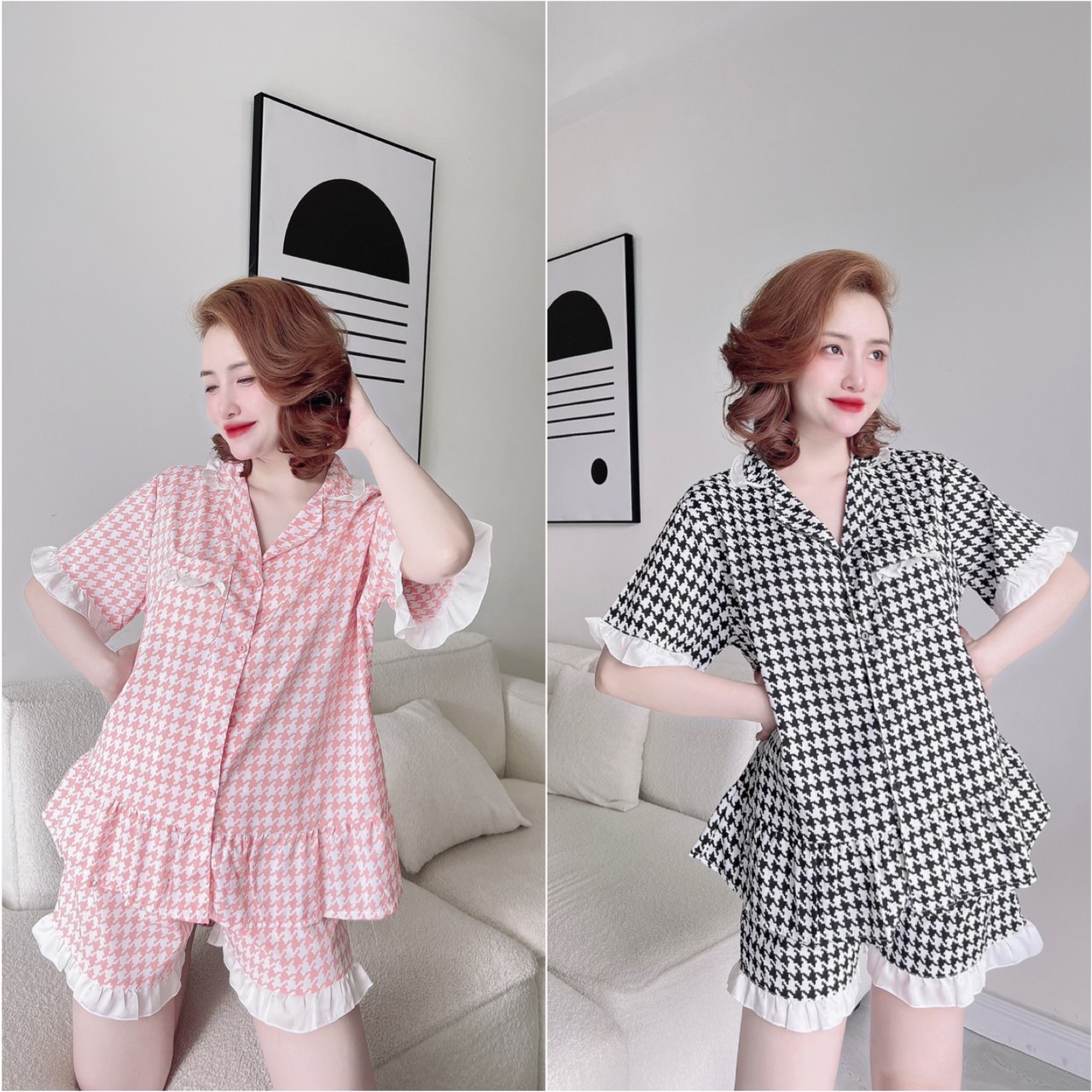 Đồ Bộ Thun Lạnh in 3D 65-85kg Bigsize cao cấp M