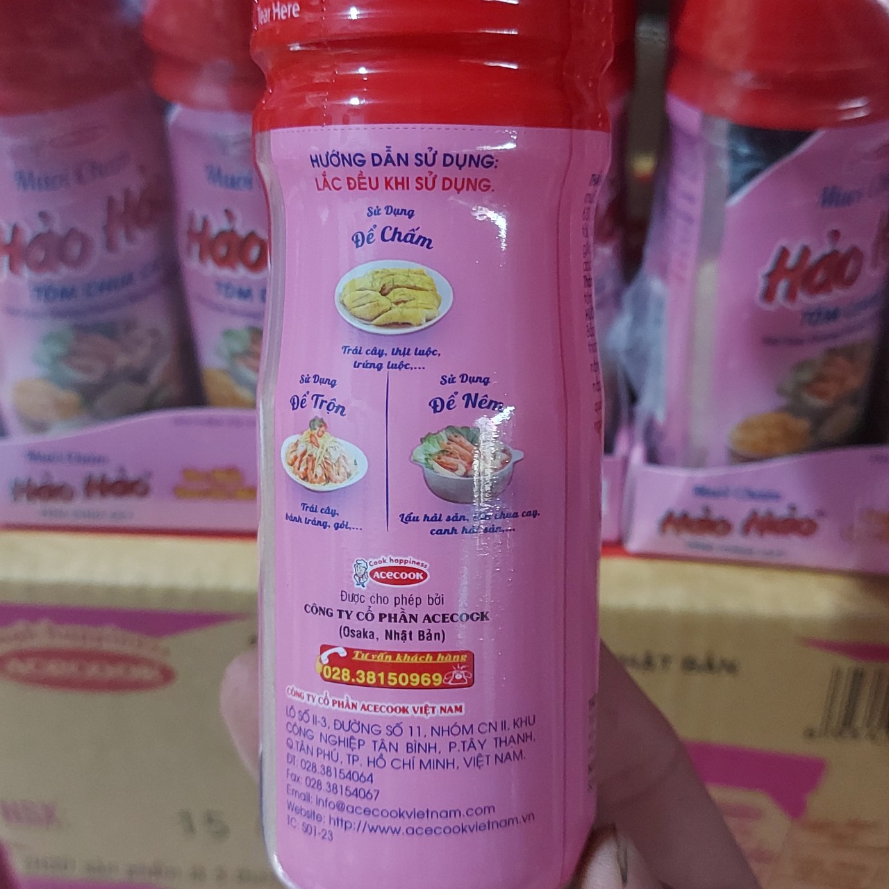 Combo 5 hủ muối chấm chua cay hảo hảo - acecook