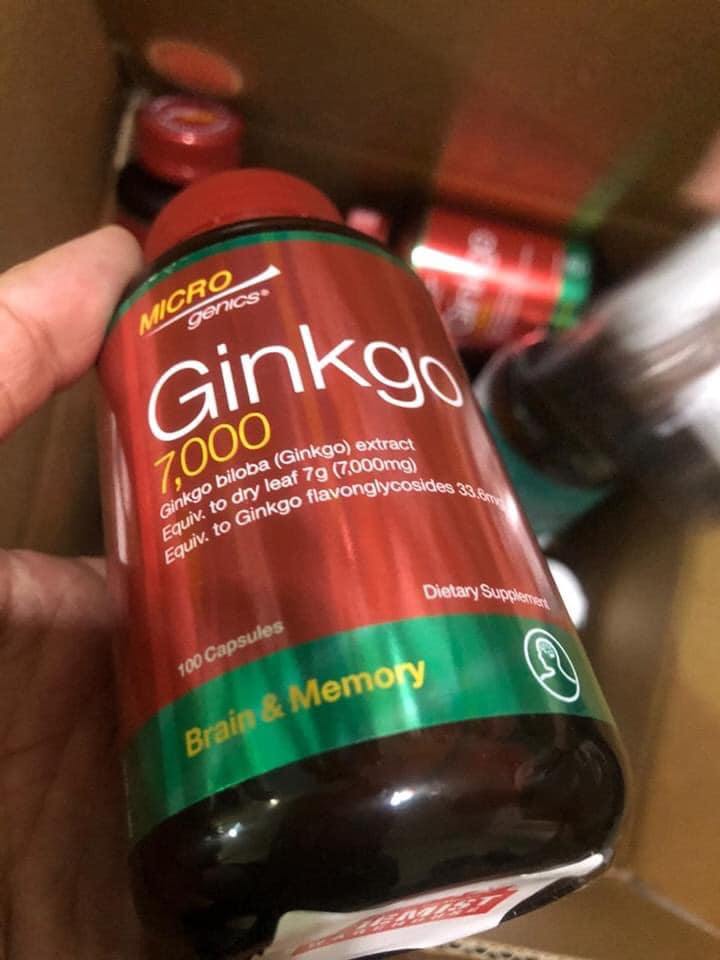 GINKGO BILOBA 7000 MICRO GENICS - 100 viên