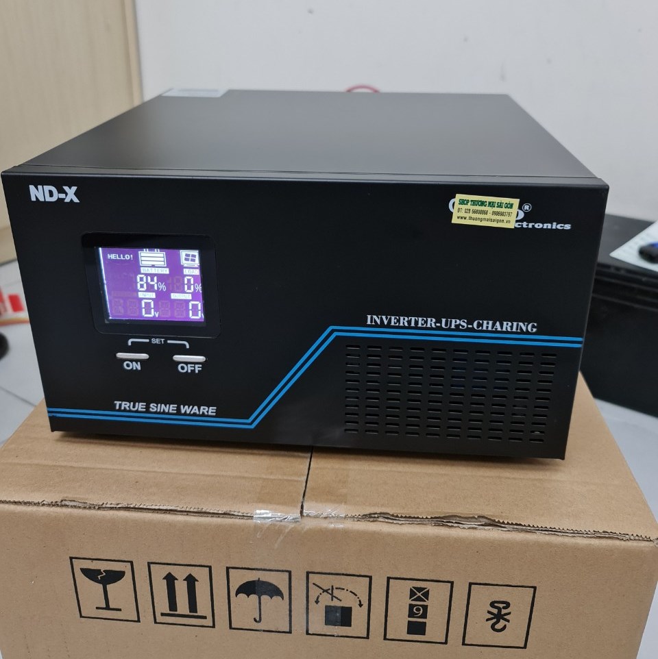 Máy kích điện sin chuẩn 12v 1000w/ 1500va có chức năng ups