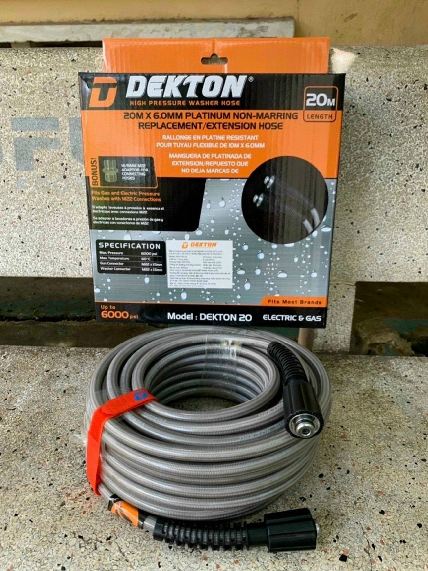 DÂY  RỬA XE CAO ÁP DEKTON 20M