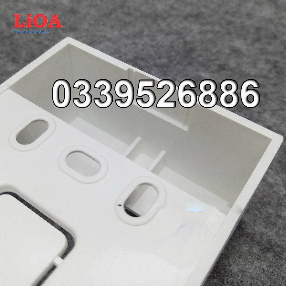 Đế nổi đơn LiOA dùng cho các mặt chữ nhật và mặt Module Concept