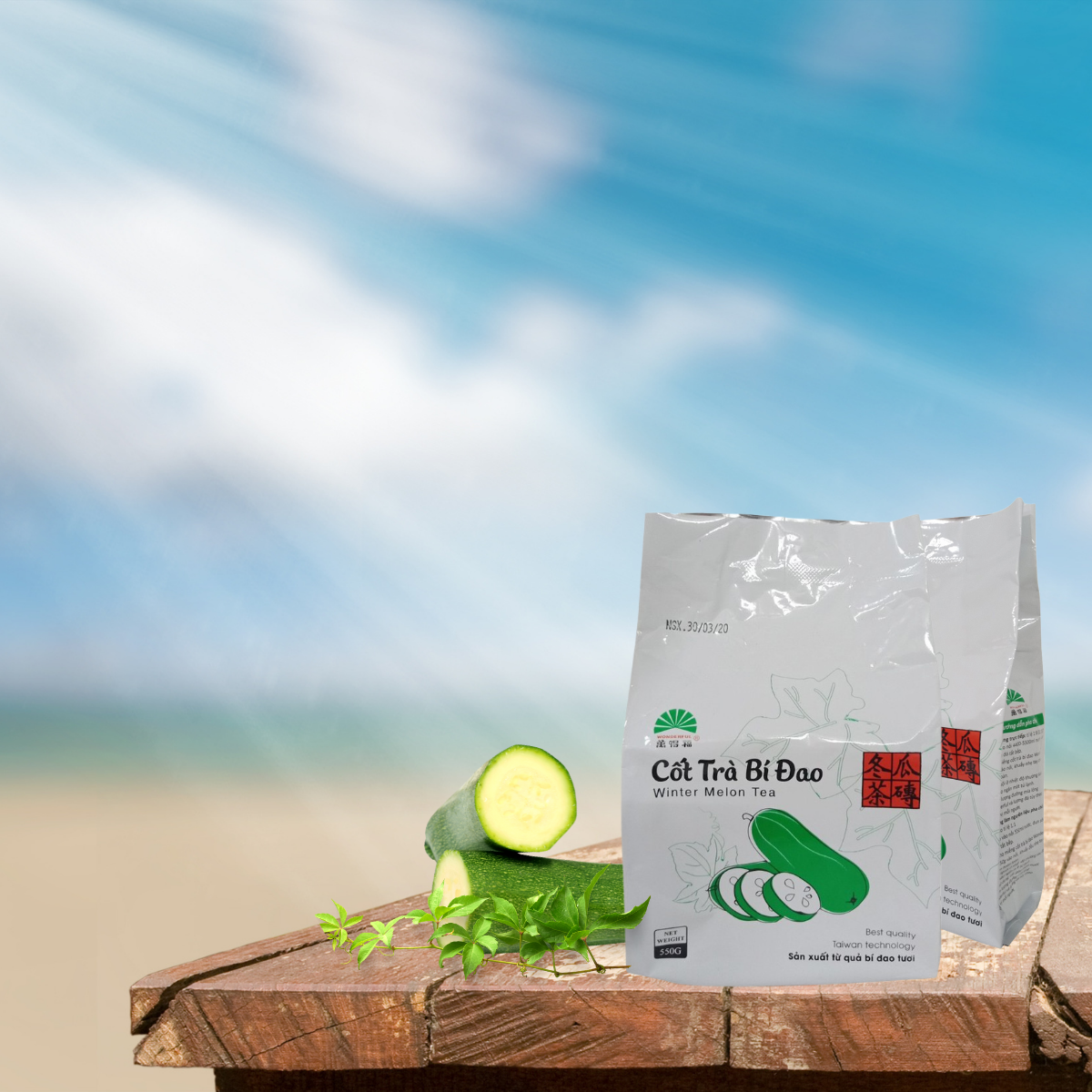CỐT TRÀ BÍ ĐAO WONDERFUL 550G