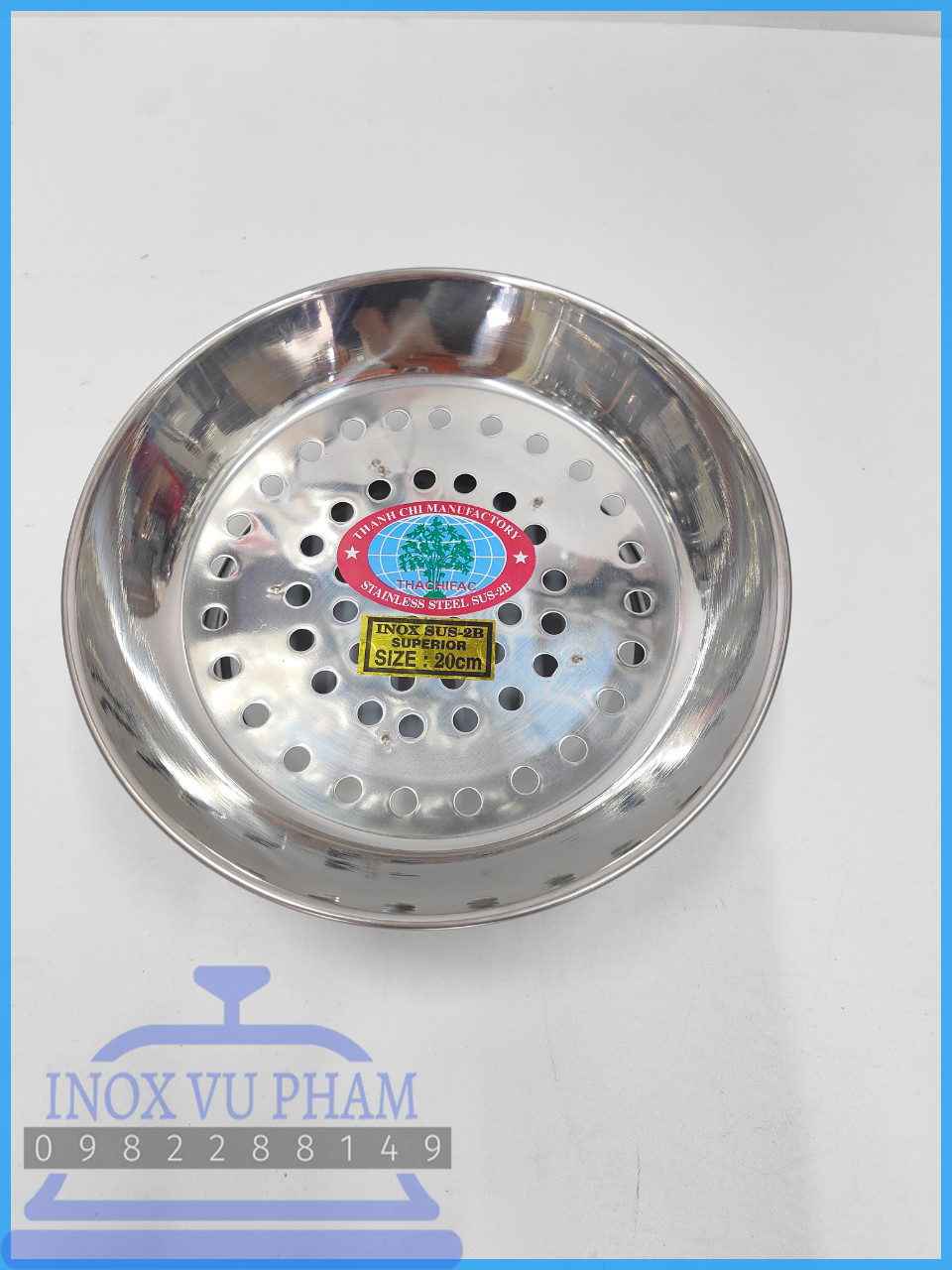Dĩa Hấp / Xửng Hấp Inox Cách Thủy TC nhiều kích thước (Ảnh shop tự chụp)