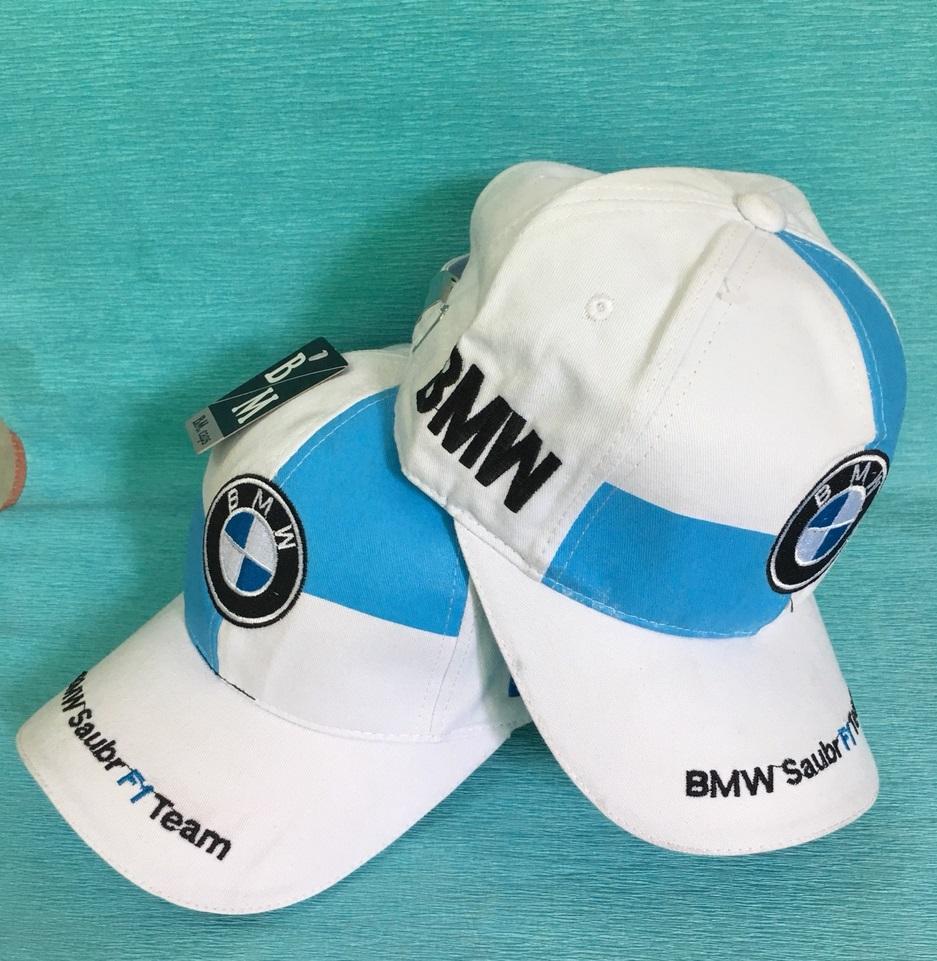 Nón kết B.M.W F1 phong cách thể thao (Trắng)