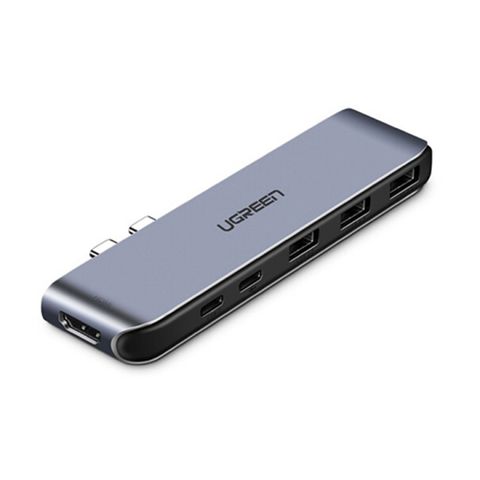 Cáp Chuyển USB-C Sang HDMI+ 3 USB 3.0 + USB-C + PD Ugreen 50963