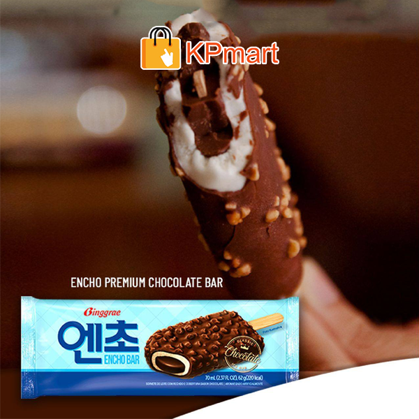 (GIAO HỎA TỐC HCM) Kem socola lõi Hàn Quốc Binggrae Encho Bar Chocolate 70ML