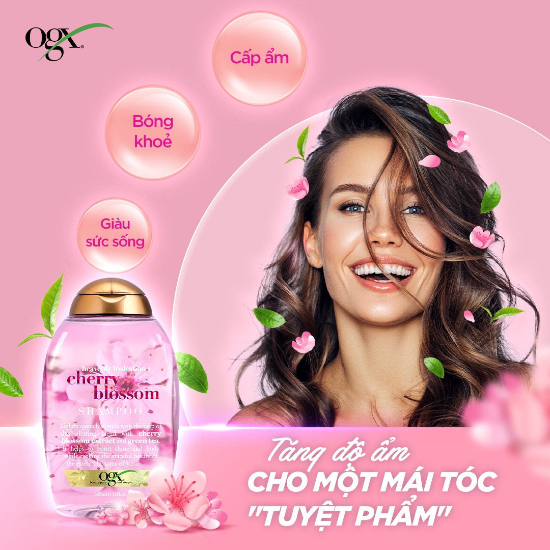 Trọn bộ Dầu Gội & Dầu Xả OGX (385ml)