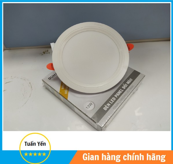 Đèn led siêu mỏng đổi màu 12w duhal .