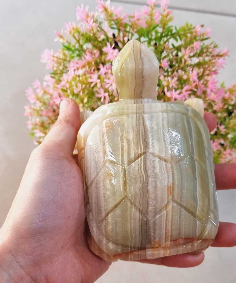 [HCM](Chọn màu) Cụ Rùa bằng đá tự nhiên size 12cm