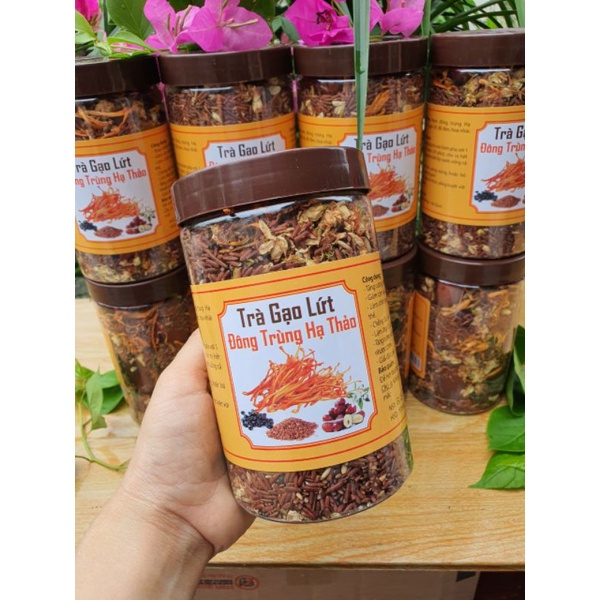 Trà gạo lứt đông trùng hạ thảo - 500gr