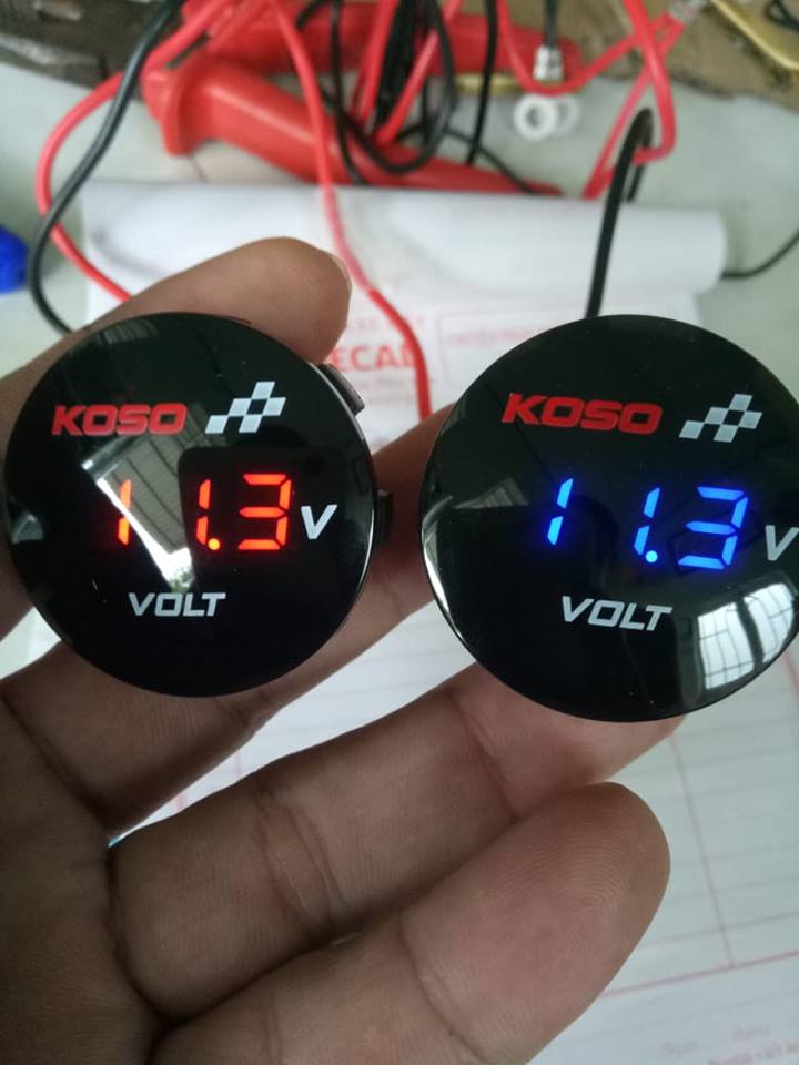 đồng hồ báo voll bình koso.