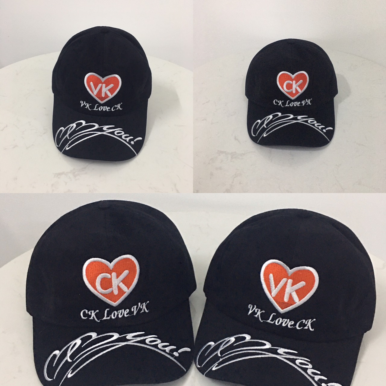 (COMBO 2 NÓN) Nón kết cặp đôi 2 nón tình nhân VK LOVE CK