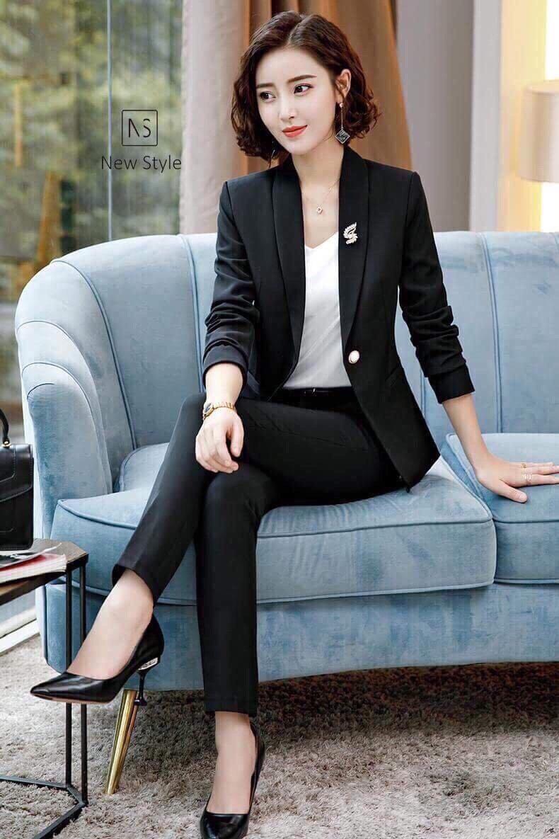 Sét bộ vest 3 món cát hàn 40-50-QH