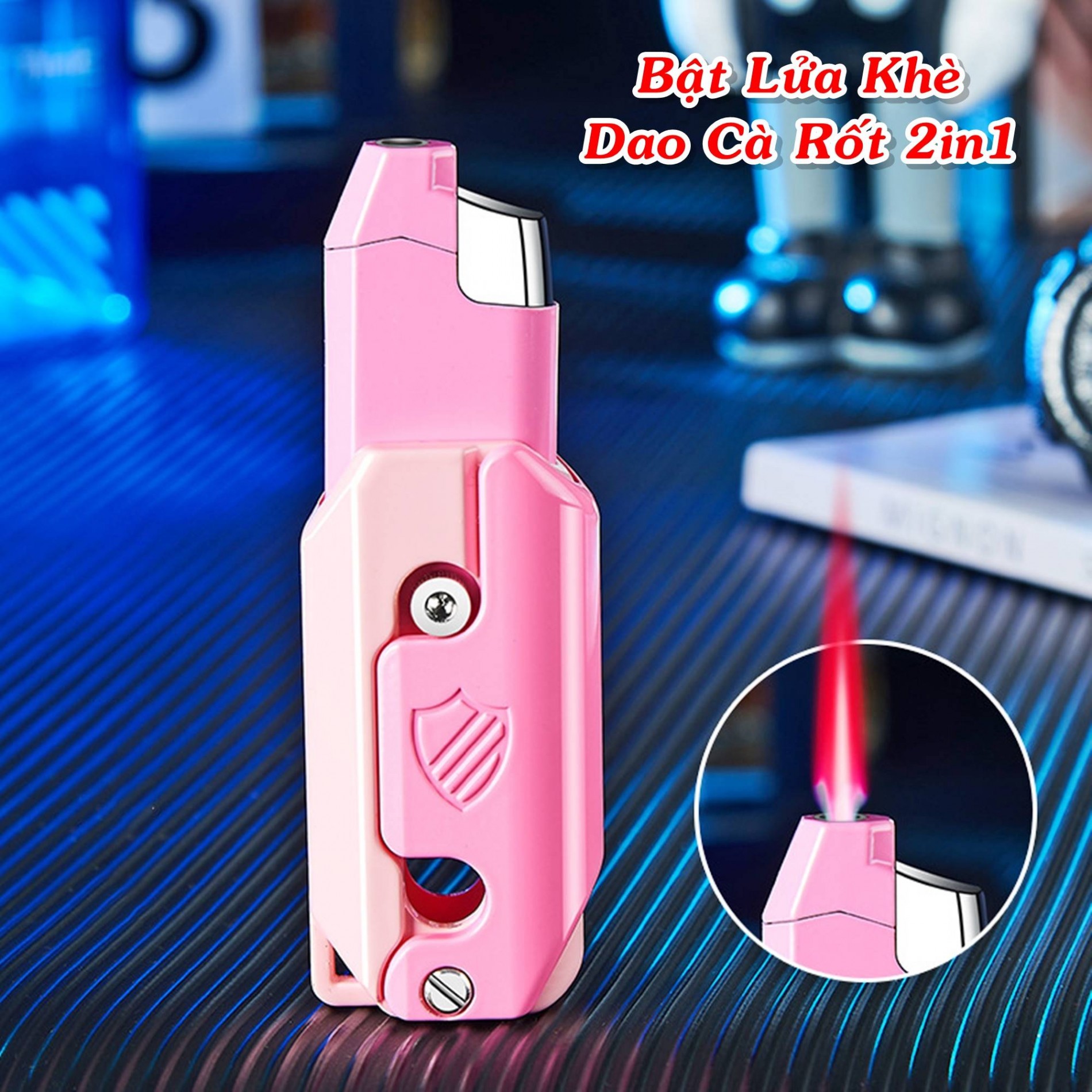 BẬT LỬA KHÈ CÀ RỐT 2in1 ( ĐỒ CHƠI VÔ TRI )
