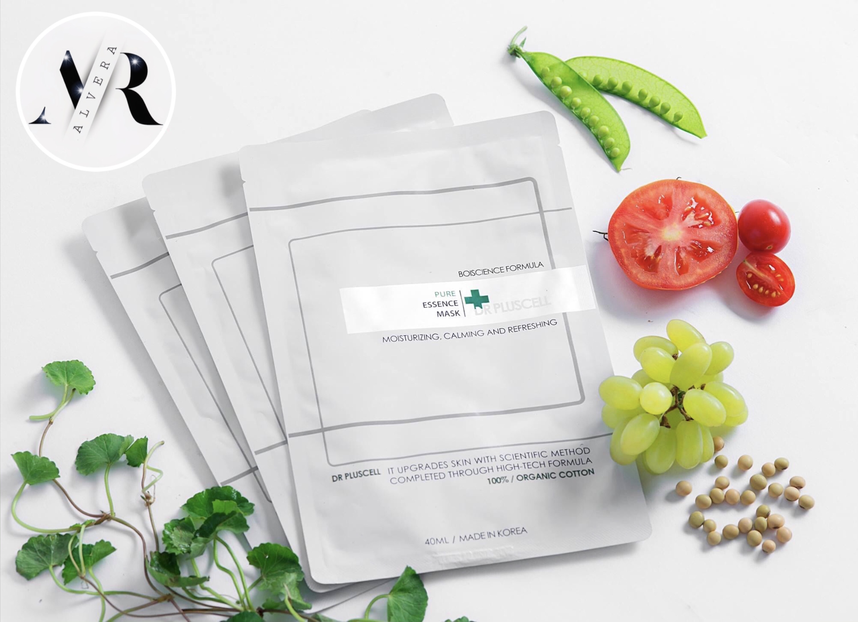 MẶT NẠ NHÂN SÂM TÁI TẠO DA DR PLUSCELL PURE ESSENCE MASK - [ MỸ PHẨM ALVERA SHOP ]