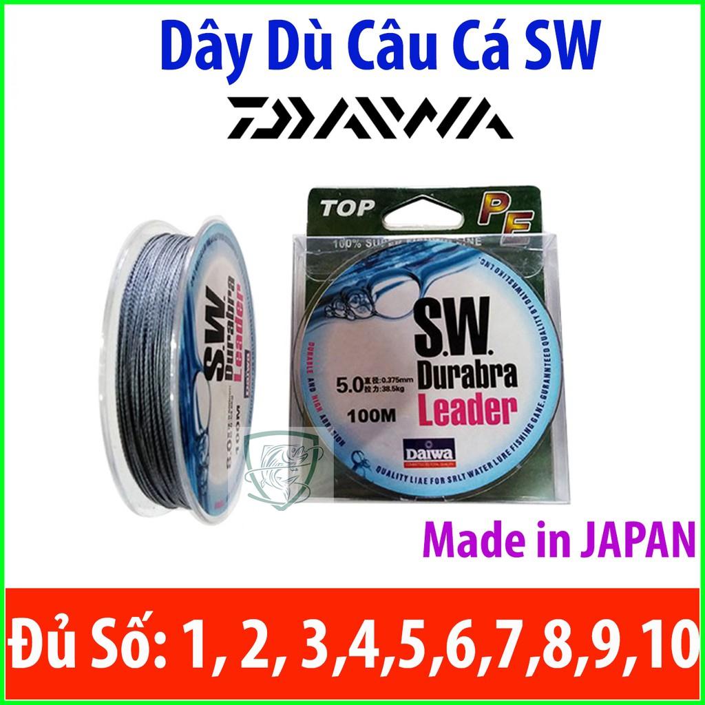 [Made in Japan] Dây dù câu cá DAIWA SW Siêu bền... dây dù câu cá x8, dù câu cá pe, dù câu cá giá rẻ big sale