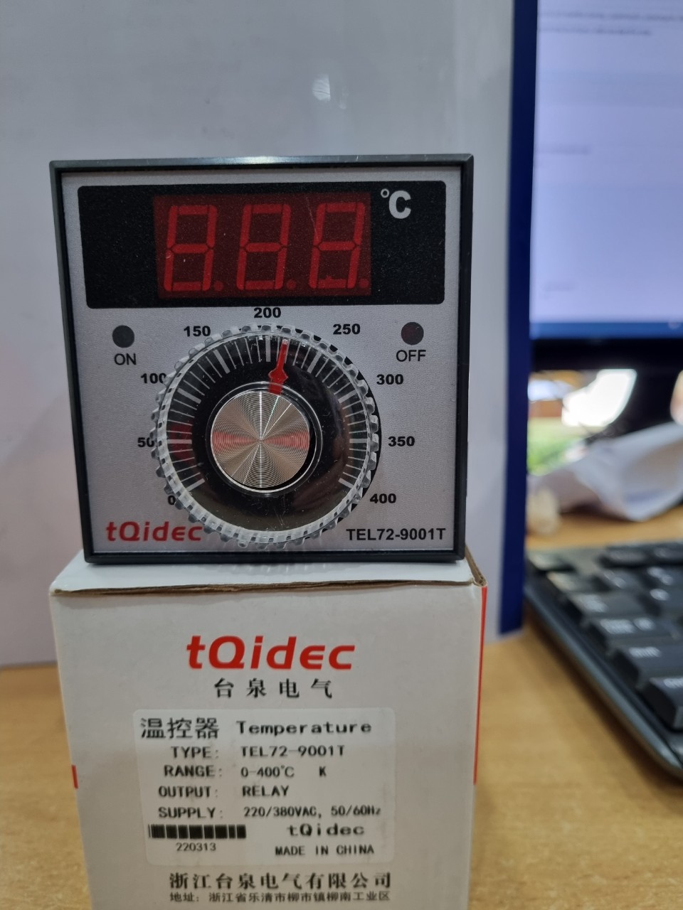 ĐỒNG HỒ NHIỆT ĐỘ  tQidec (đồng hồ trong lò làm bánh mì)
