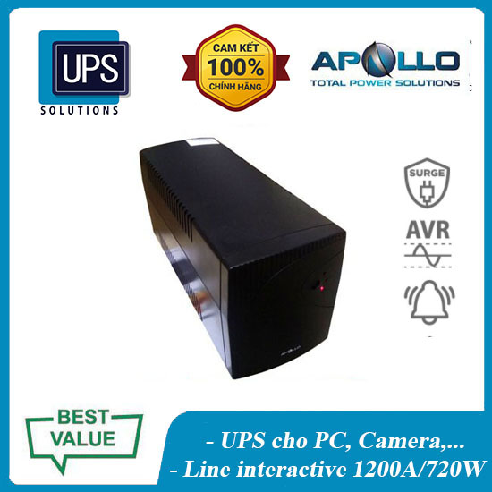 Bộ lưu điện APOLLO AP2120 (1200VA/720W) Made in Taiwan