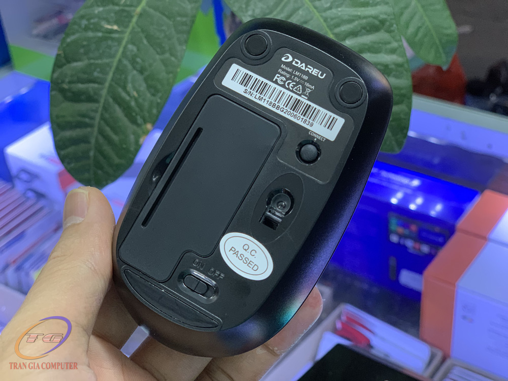 Chuột không dây (Dual Mode 2.4 + Bluetooth) Dareu LM118B