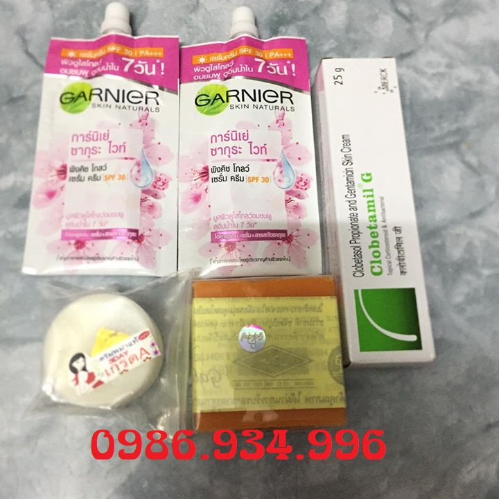 Bộ 5 MÓN Clobetamil G Thái Lan CHÍNH HÃNG