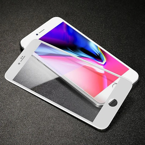 Cường lực full màn cho dùng cho iphone 7 Plus / 8 Plus (Trắng)