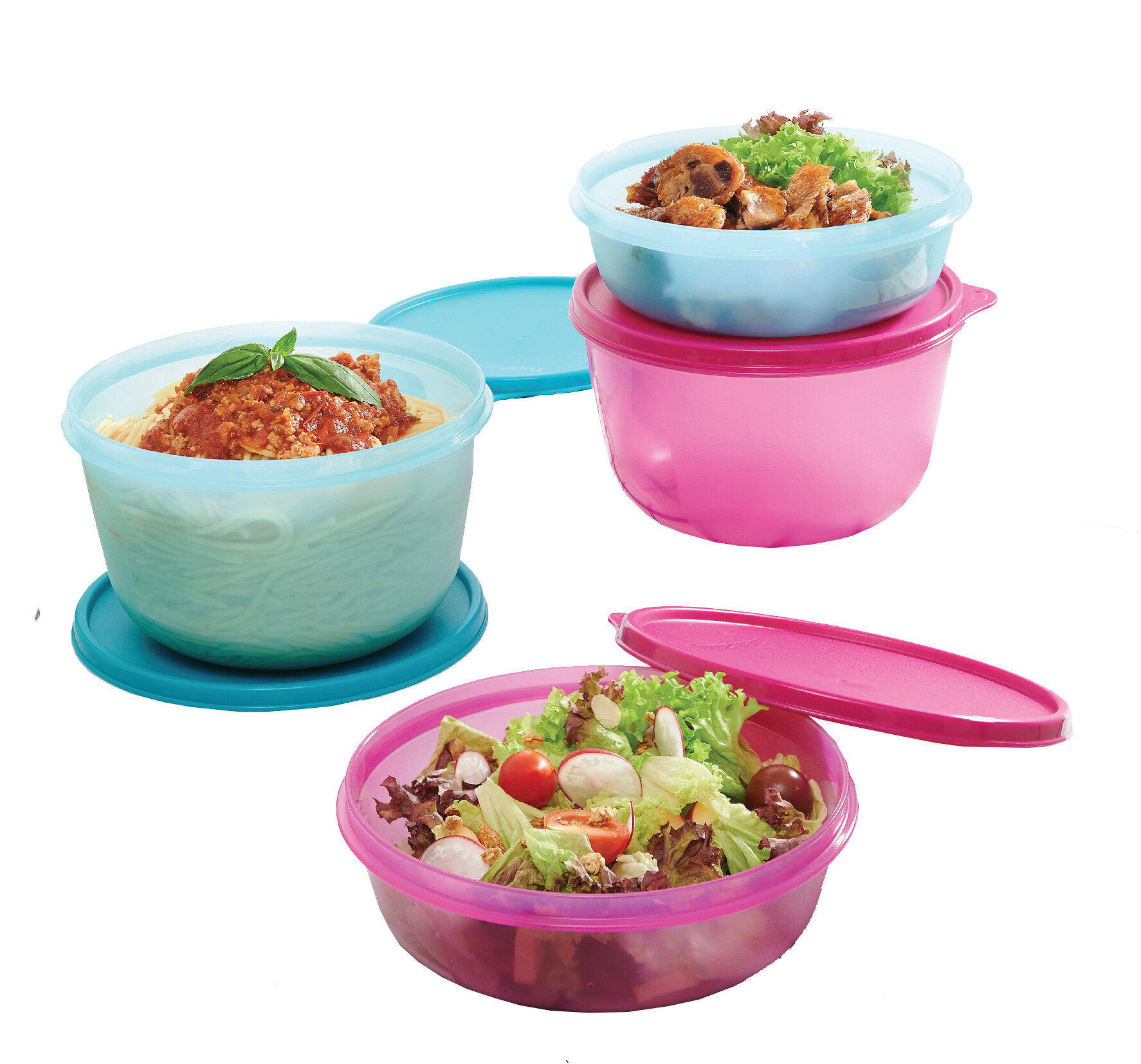 Bộ bảo quản thực phẩm Tupperware Modular Bowl (set 4)
