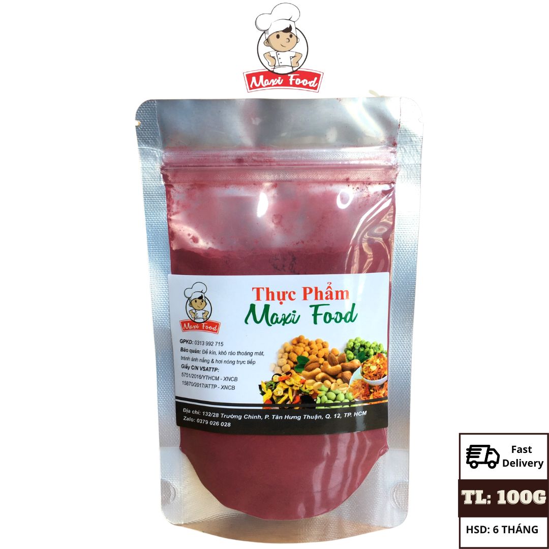 Bột Củ Dền Đỏ Nguyên Chất Sấy Lạnh MAXIFOOD
