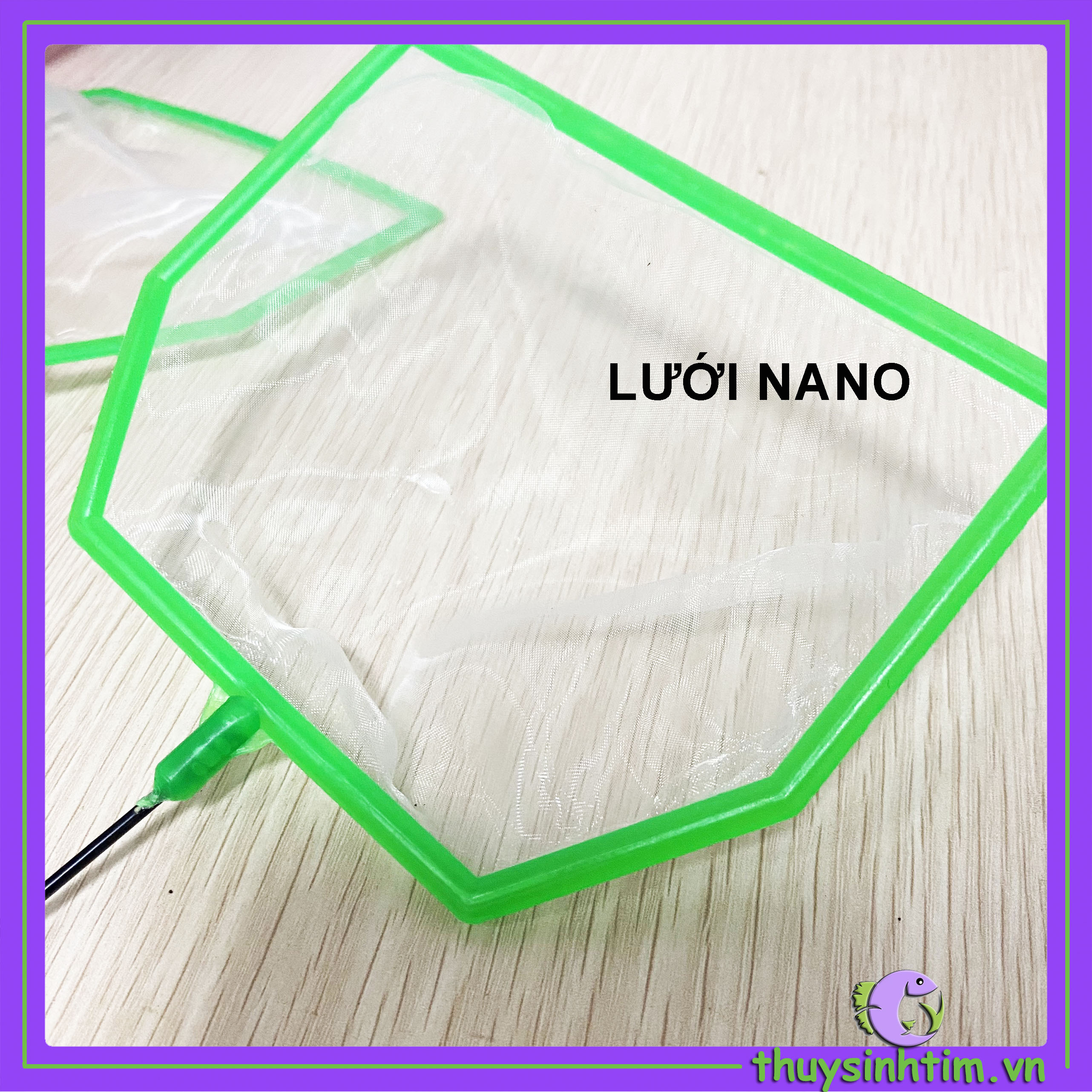Vợt Vuông Lưới Nano - Phụ Kiện Bể Cá