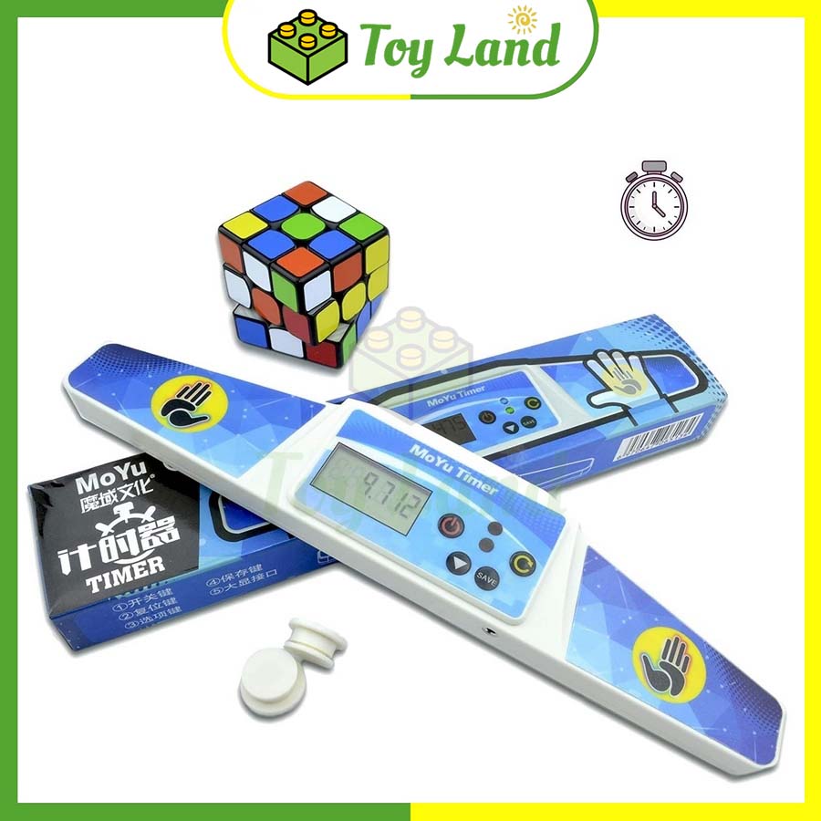 Đồng hồ bấm giờ moyu timer rubik đồ chơi lắp ráp xếp hình rubic