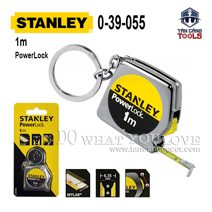 Thước móc khóa 1m stanley 0-39-055