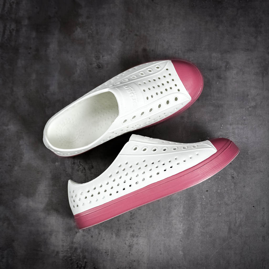 Giày nhựa nữ thời trang dáng Sneaker, đi mưa, đi biển, dạo phố, chất liệu nhựa Eva Phylon siêu nhẹ, mềm êm chân, không thấm nước THWSr7
