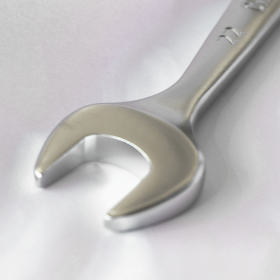 Cờ lê vòng miệng CHROME (Made in Taiwan) OSHIMA VM14-TL (14mm)(trắng bạc)