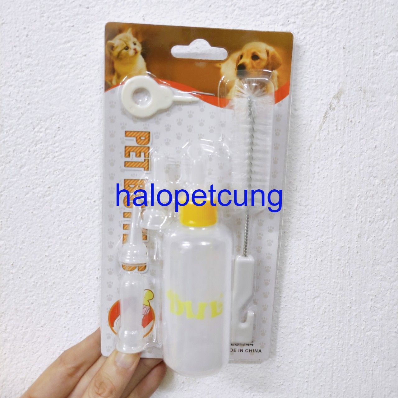 Bộ Bình Ti Sữa Cho Chó Mèo Sơ Sinh