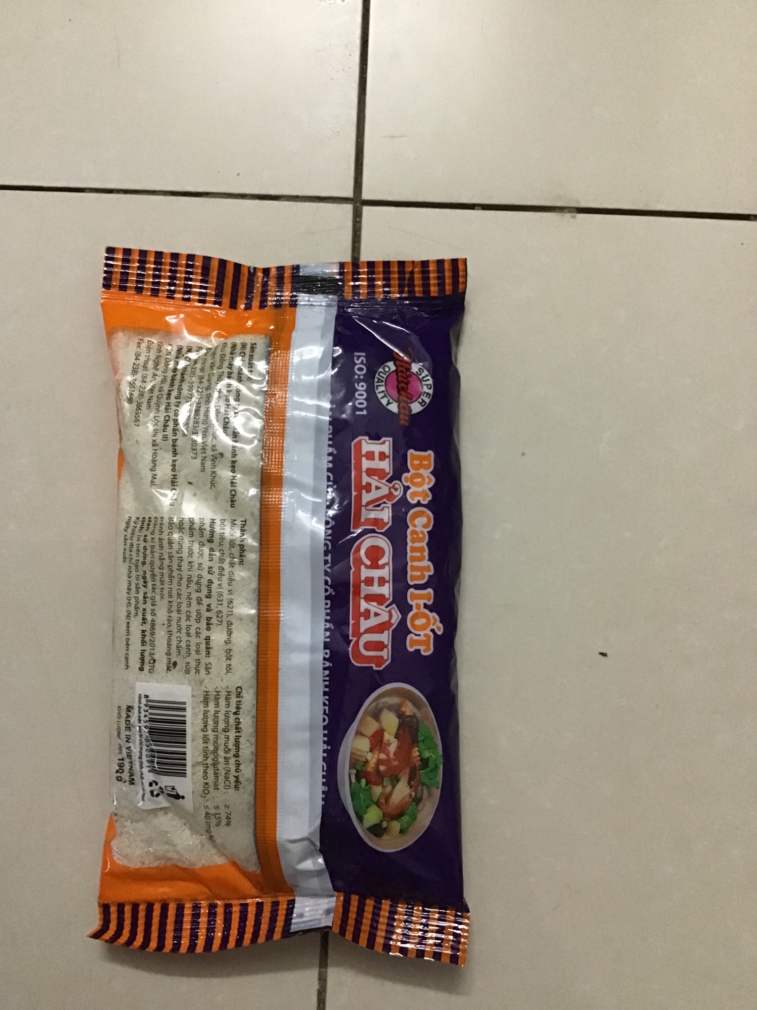 Muối i ốt - bột canh i ốt Hải Châu