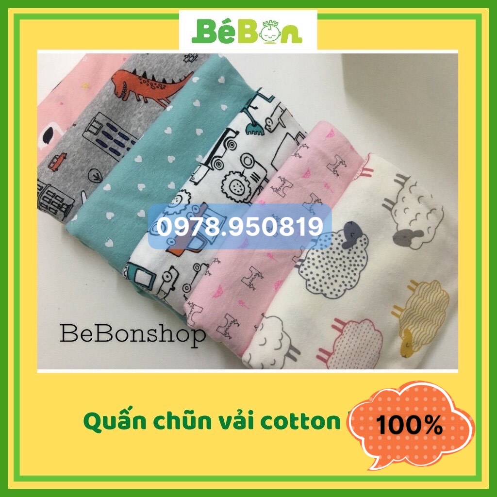 Khăn Quấn Ủ kén Bé Bon - Quấn Chũn BeBon Mã QC10 Vải Cotton Co Giãn 4