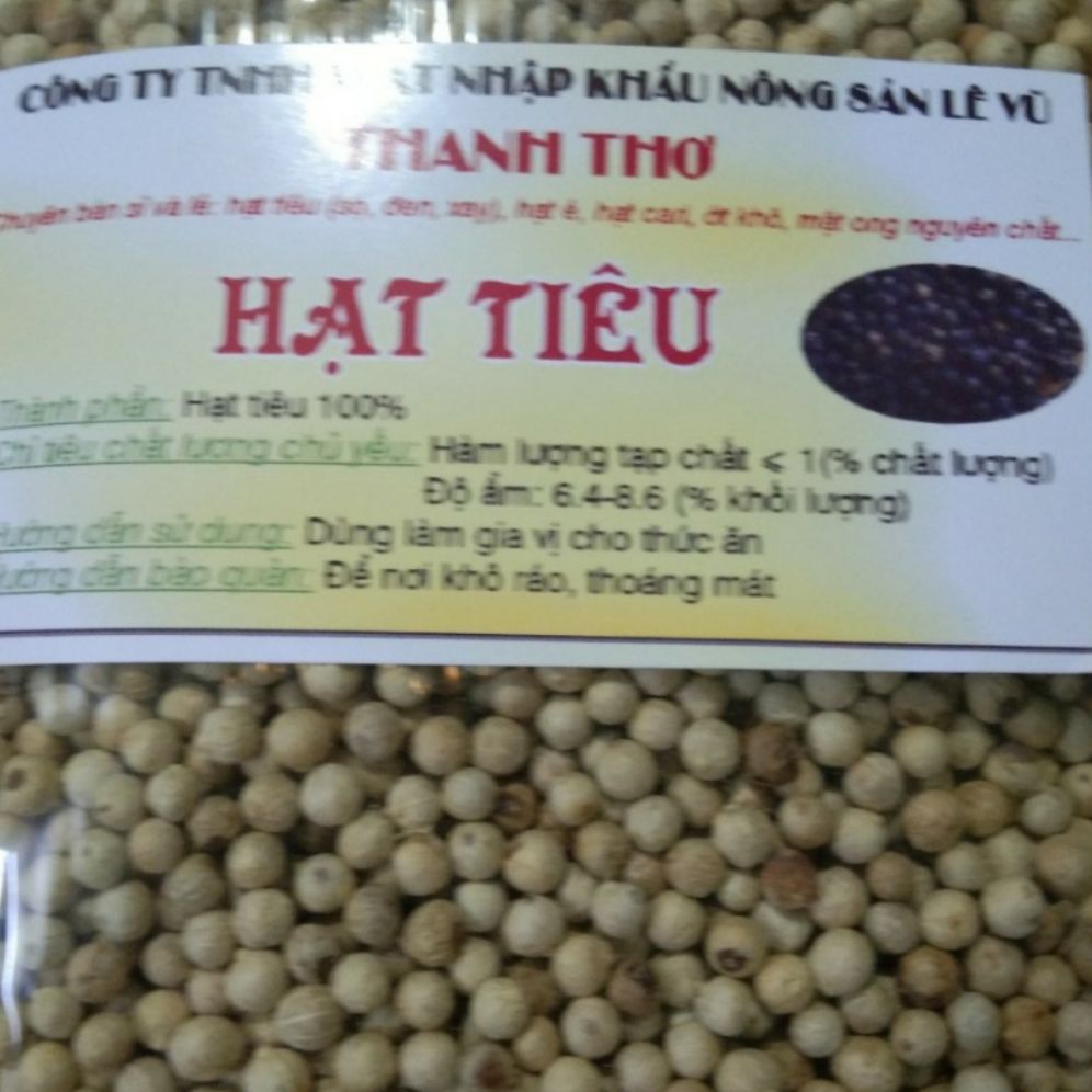 hạt tiêu sọ (tiêu trắng)
