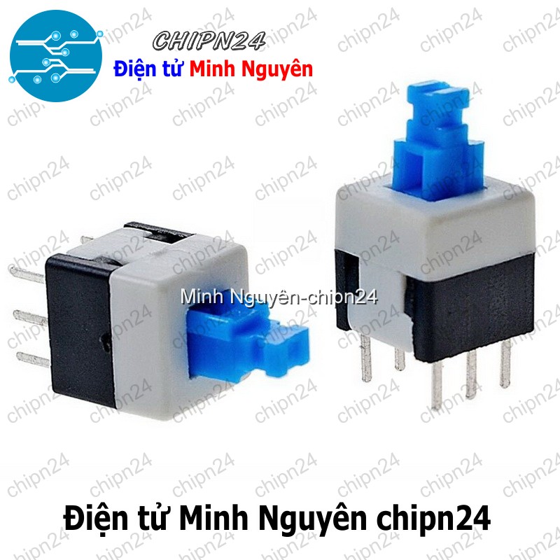 [5 cái] (G5.6) Nút nhấn 6 chân 8x8mm Nhấn Nhả