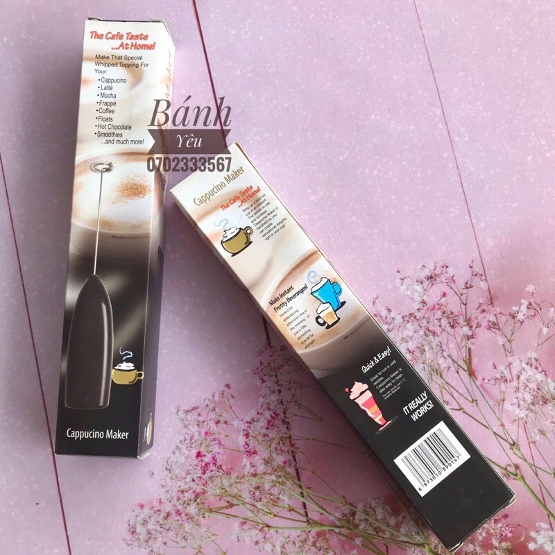 Dụng Cụ Tạo Bọt Cà Phê - Cây Đánh Trứng mini cầm tay
