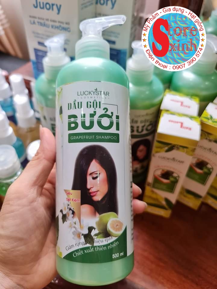 [Lucky star] DẦU GỘI BƯỞI LUCKY STAR 500ML.