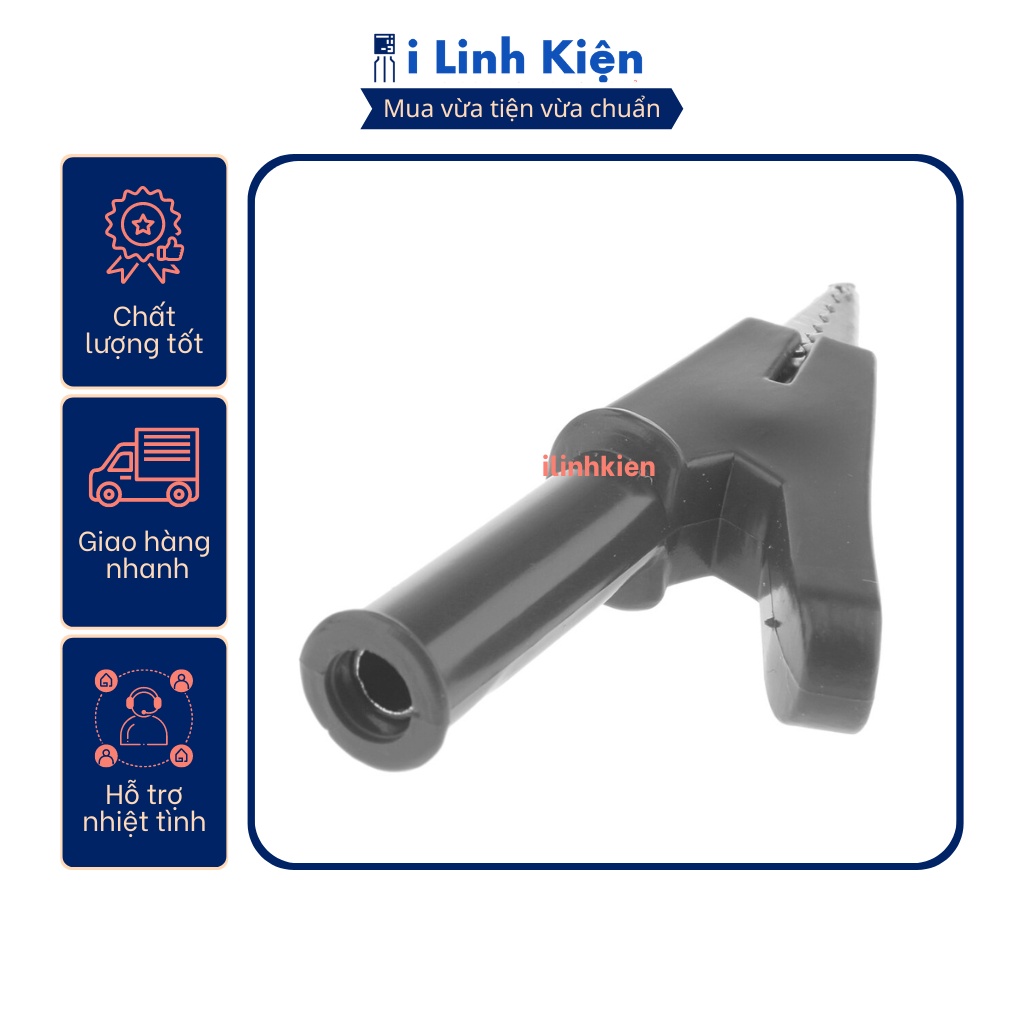 Đầu kẹp cá sấu loại tốt 1 cặp.