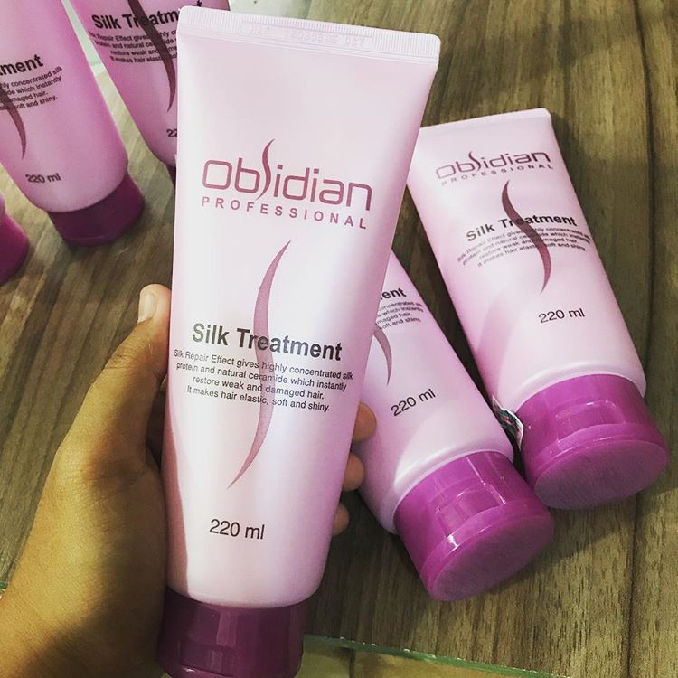 [HCM]Hấp dầu lạnh siêu mượt Obsidian Silk Treatment 220ml