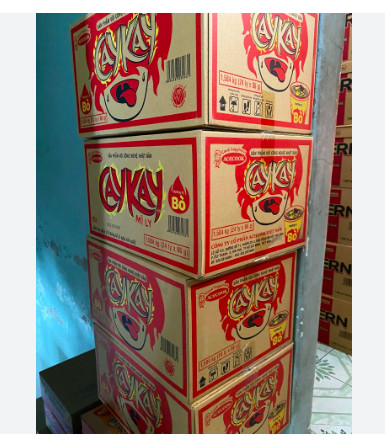( thùng 24 ly) Mì ly Caykay Vị Bò 65gr