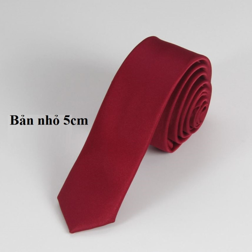 Cà Vạt Lụa Hàn Quốc Bản 5cm