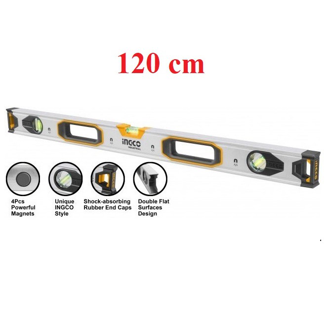 1200mm Thước thủy từ tính (nam châm) INGCO HSL38120M