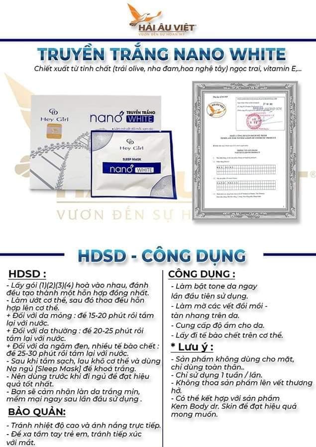 Truyền trắng Nano WHITE